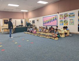  Music class learns xylophone!