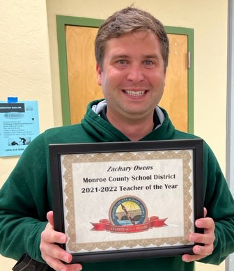 Zachary Owens, Teacher of the Year