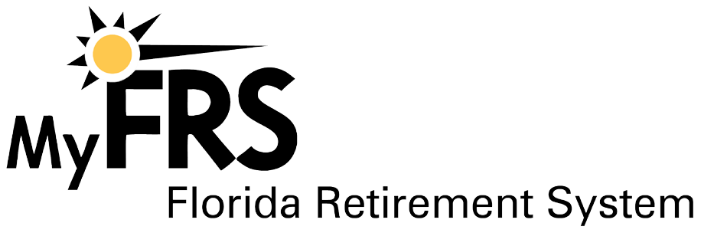Text logo for MyFRS Florida Retirement System
