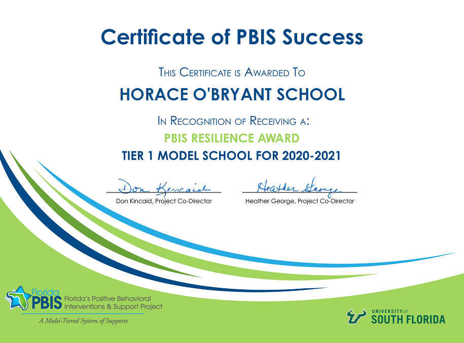  Picture of PBIS Award