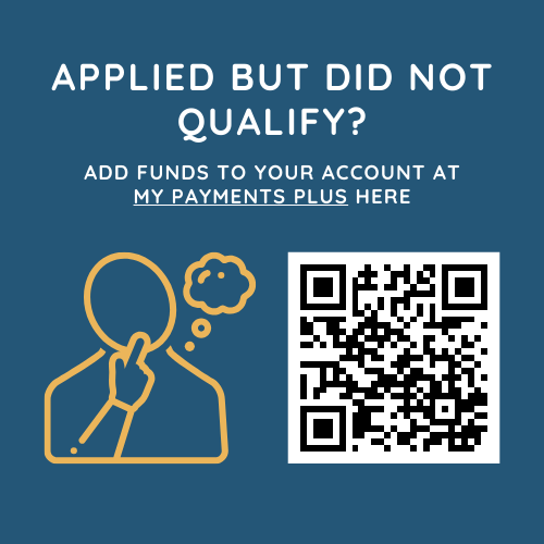 Add funds to your account at My Payments Plus